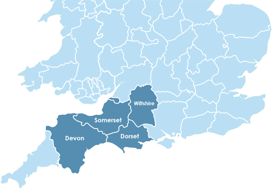 Area covered by BarkerStourton Property Search