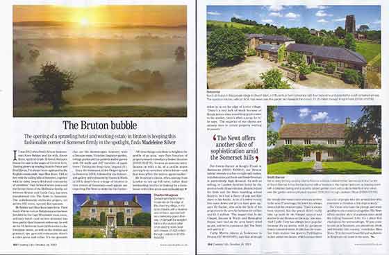 BarkerStourton in Country Life Magazine - October 2019